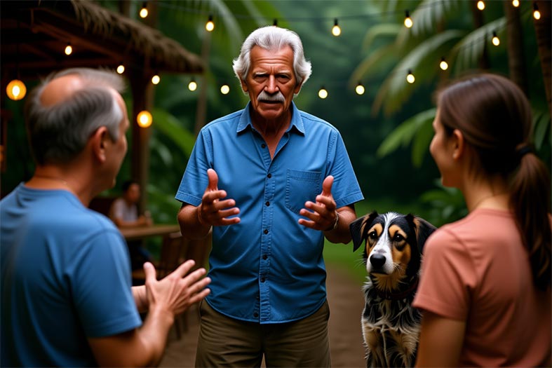 Area man baffled by  estatic dancing