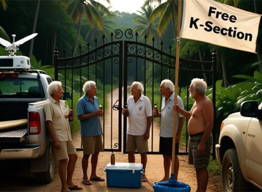 Free K-Section rebels block road, list demands