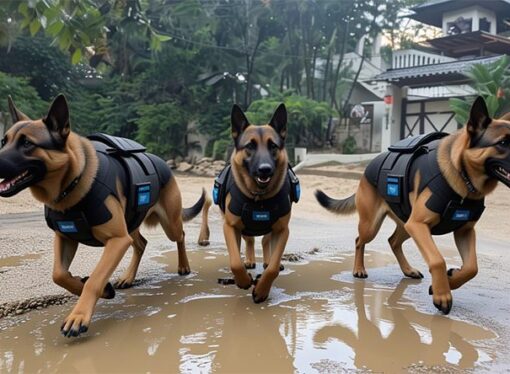 Remote-Controlled Attack Dogs Roaming Freely In K
